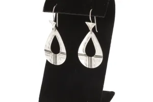 Oval Silver Tuareg Earrings