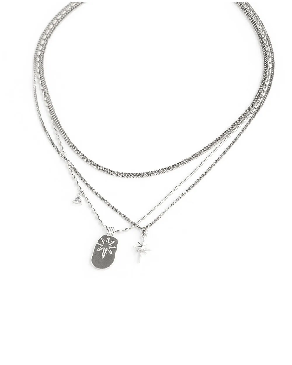 Paola Necklace in Silver