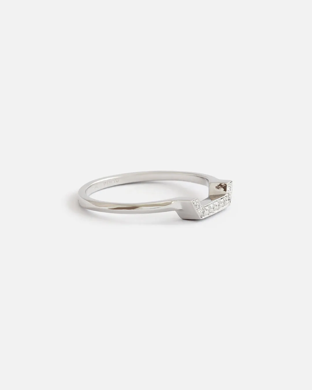 Pave Setting / Bottom Stackable Ring