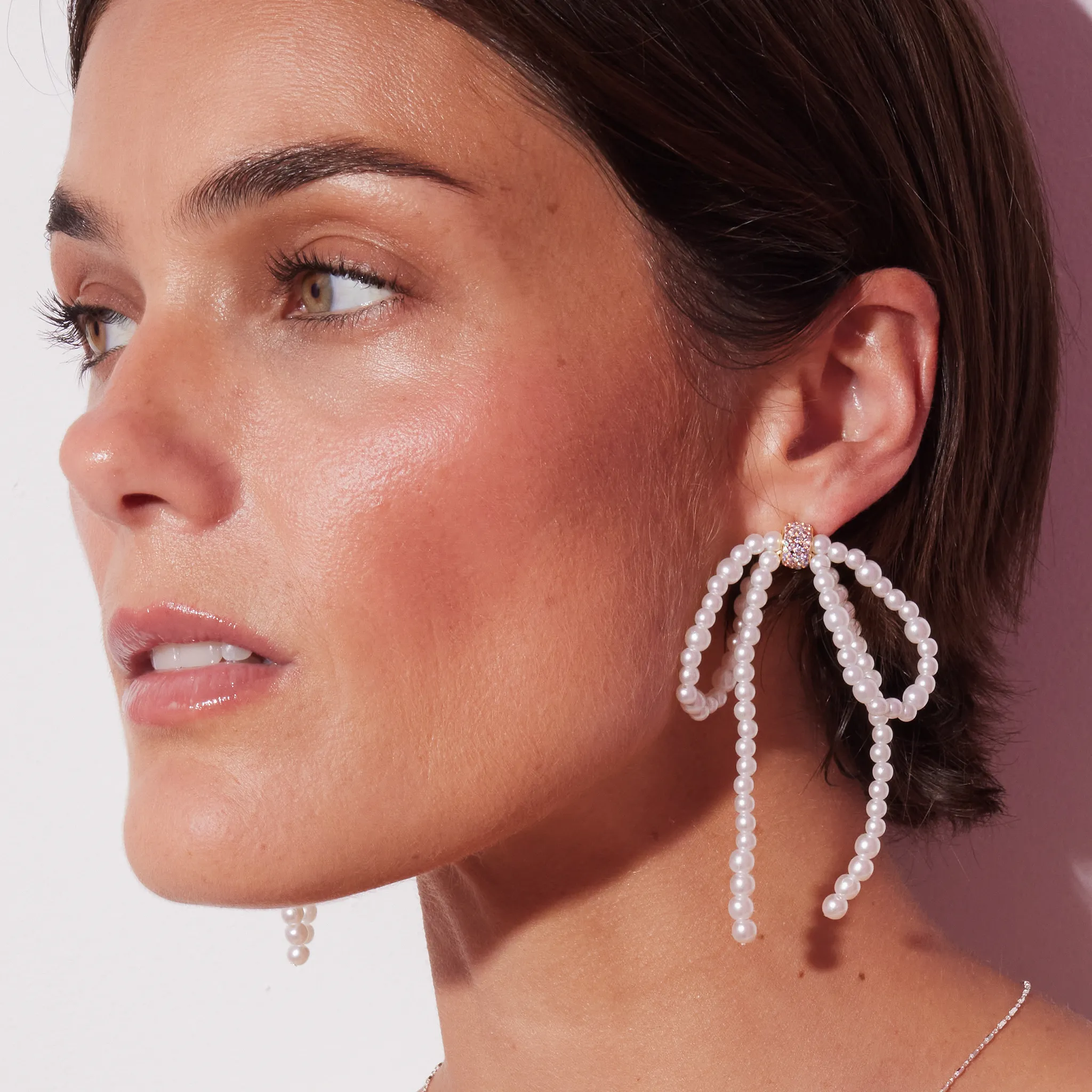 Pearl Present Statement Earrings