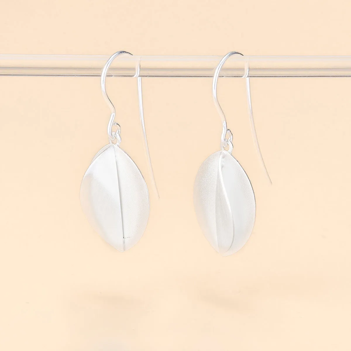 "Split Leaf" Wire Earrings