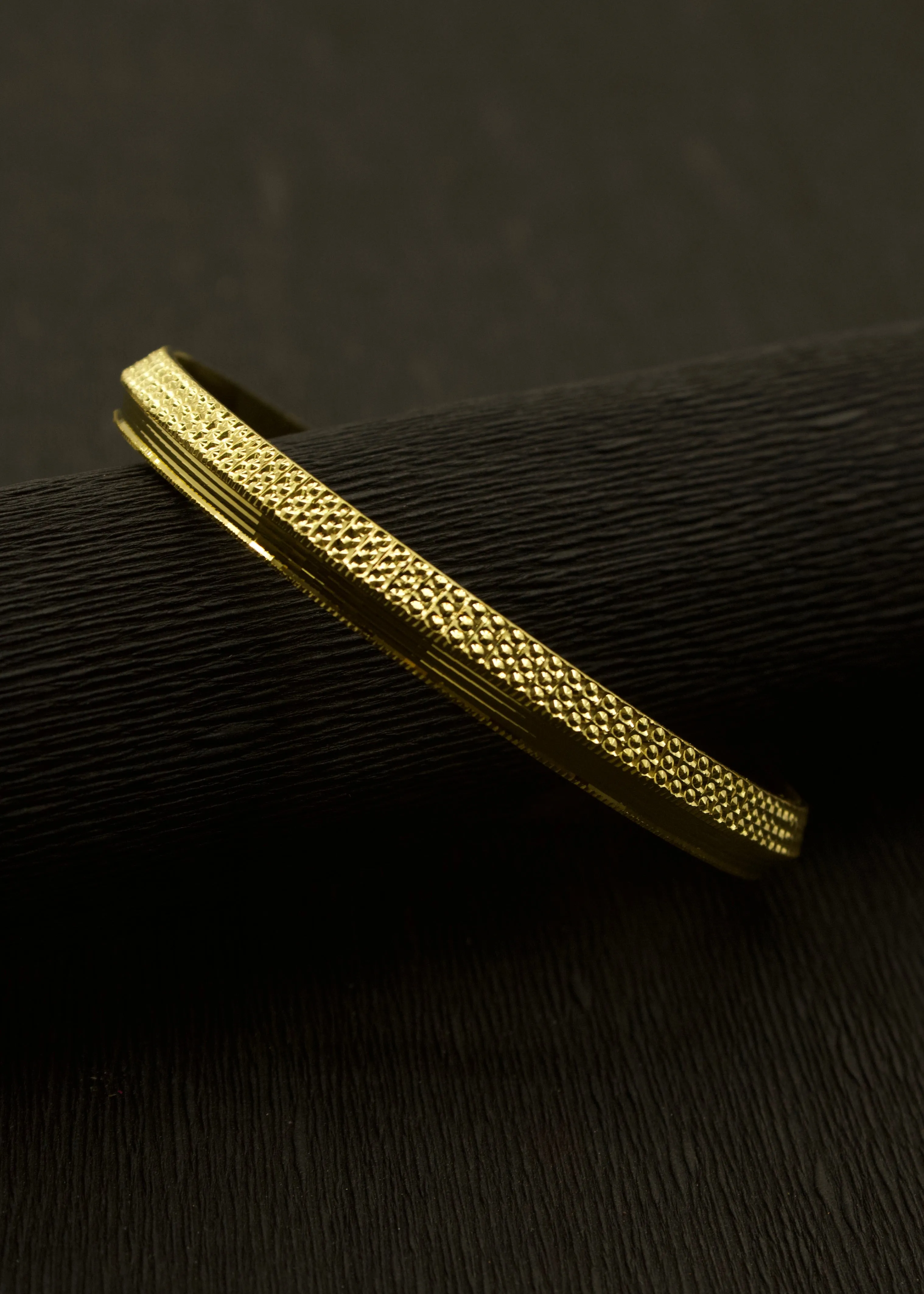 RADIANT GOLD PLATED MEN'S PUNJABI KADA