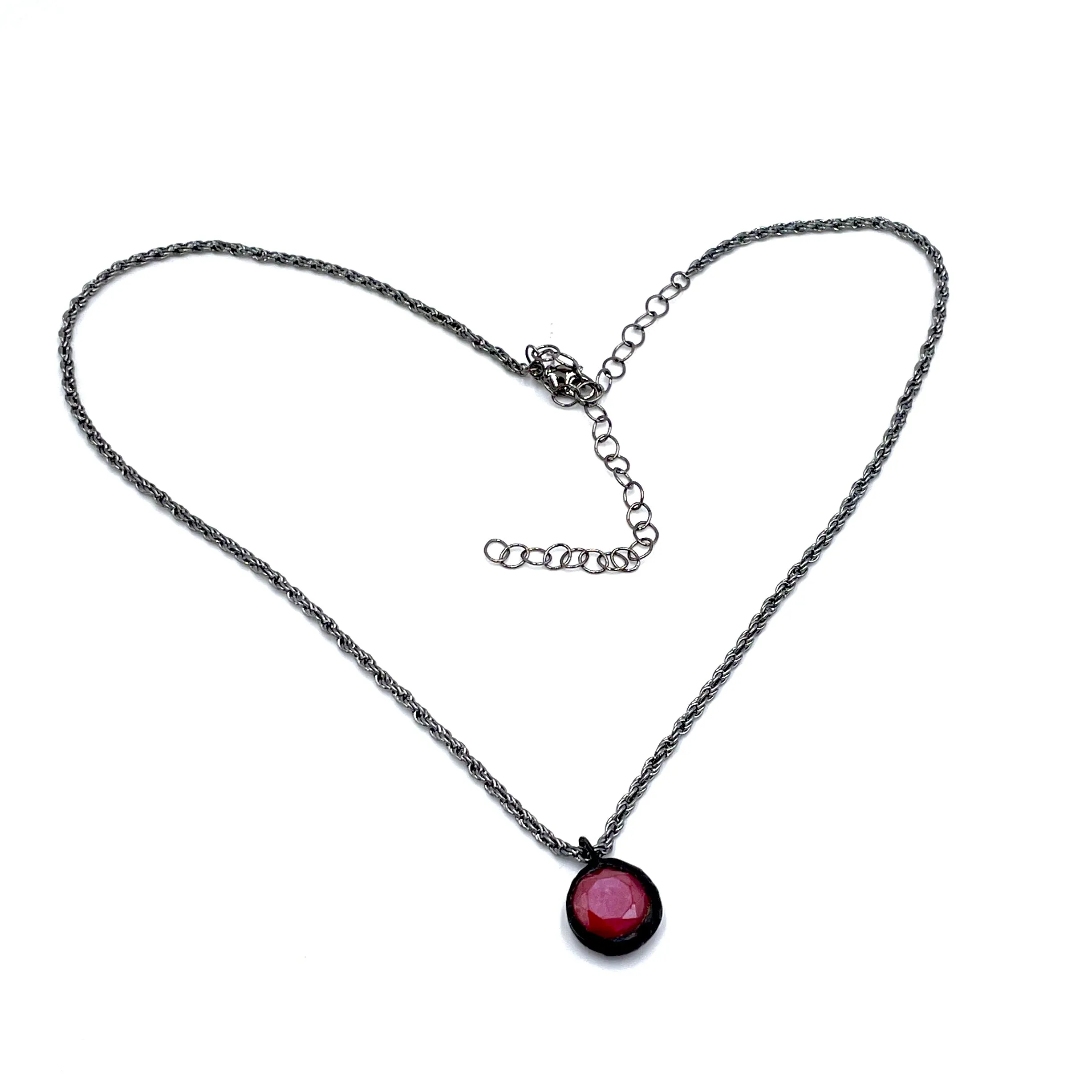 Red Luster Layering Necklace - Medium *