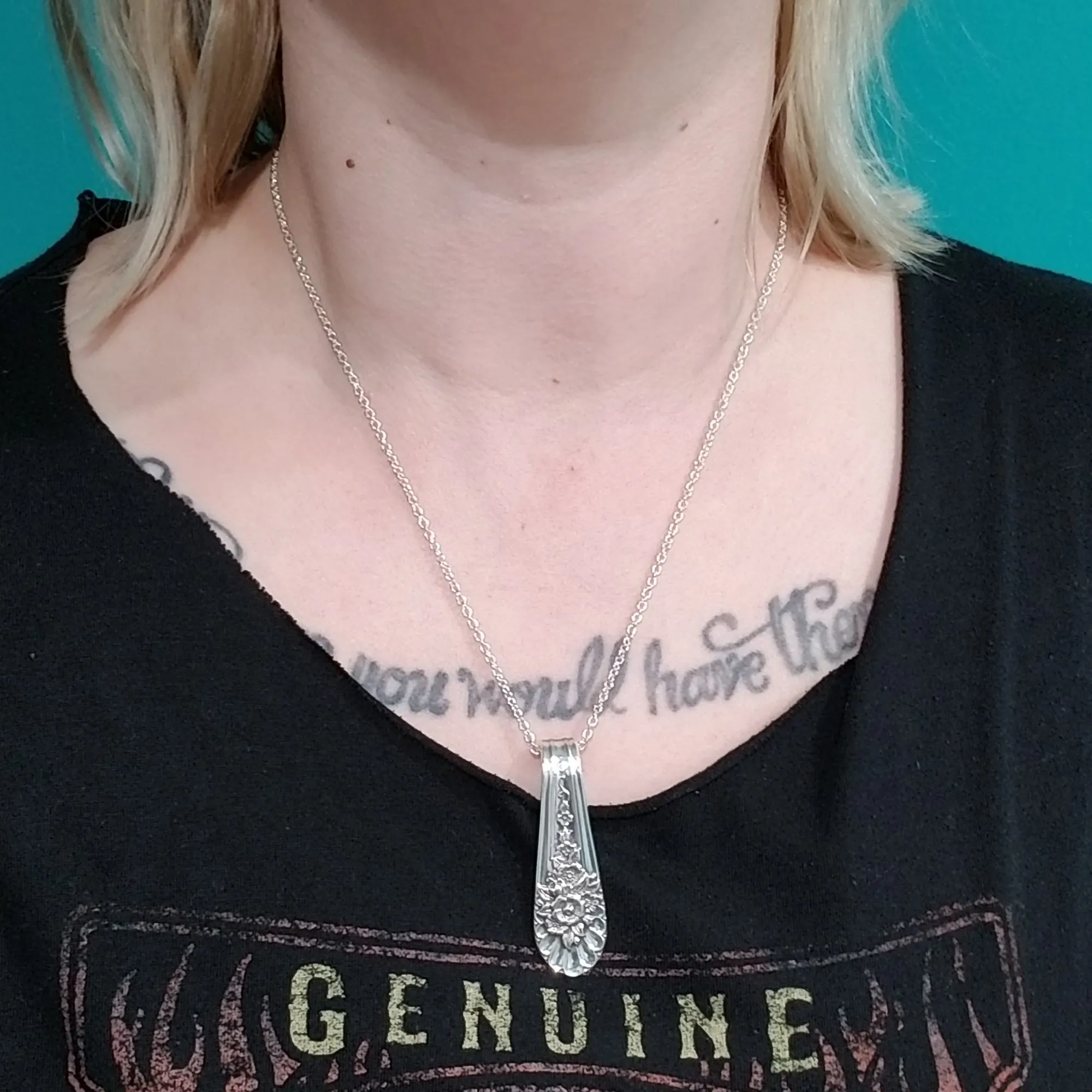 Rogers Jubilee Spoon Necklace