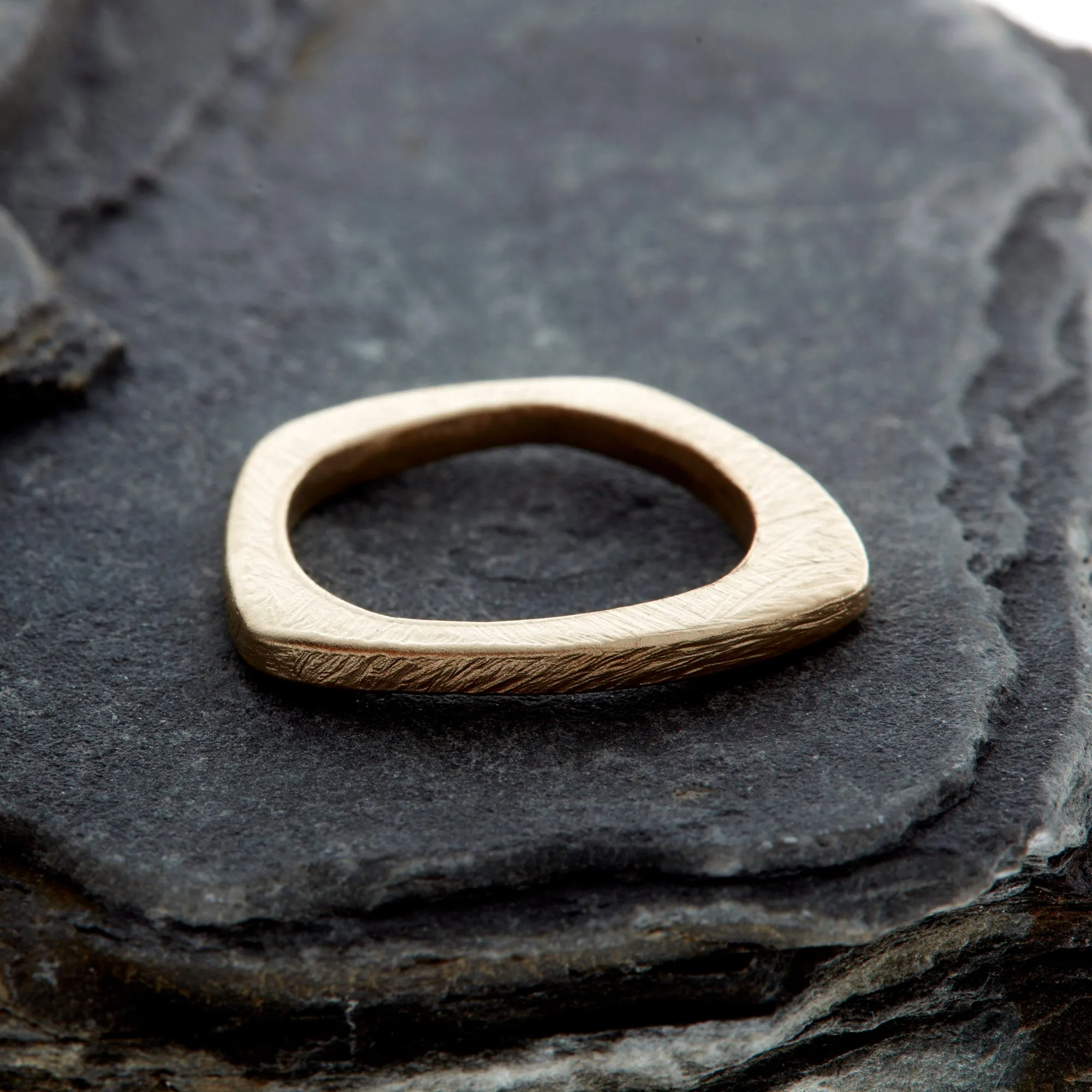 Sculptural Yellow Gold Ring