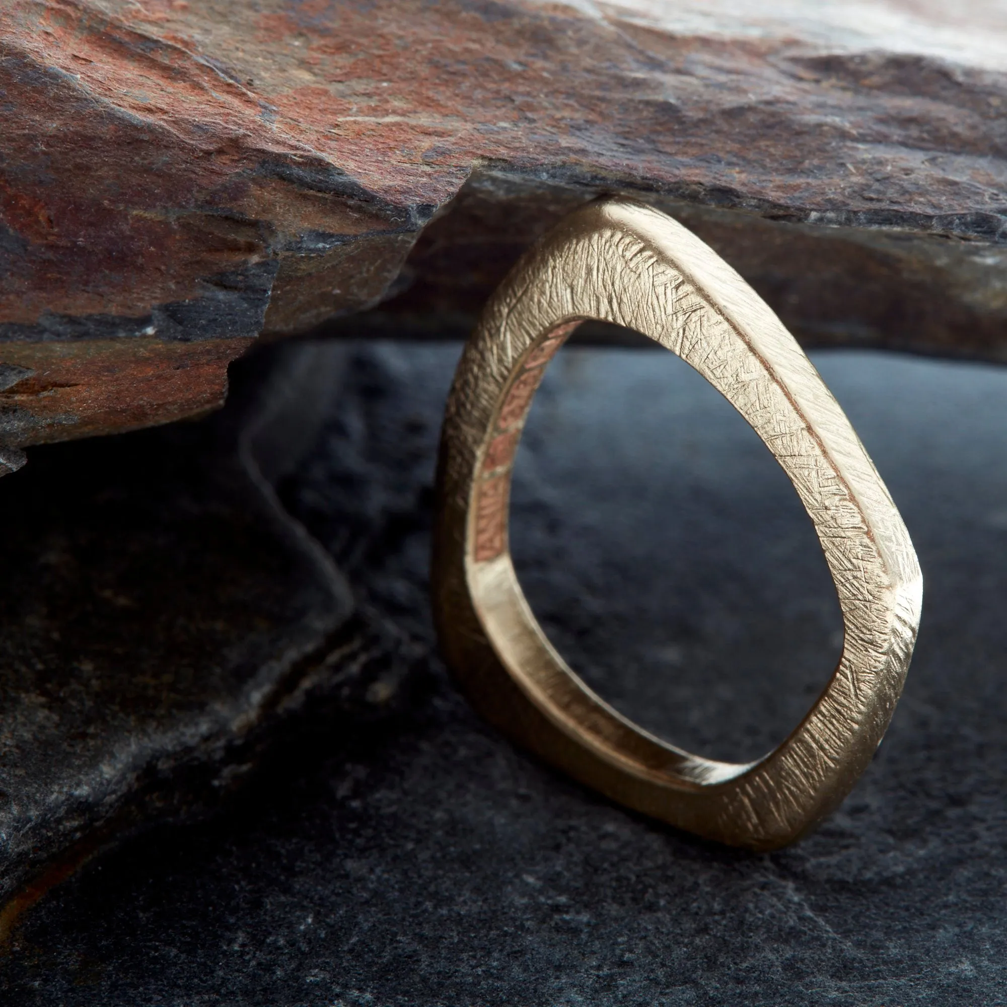 Sculptural Yellow Gold Ring