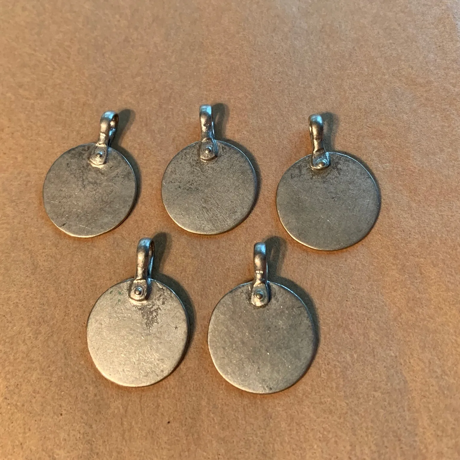 Set of 5 Coin Charms, Afghanistan