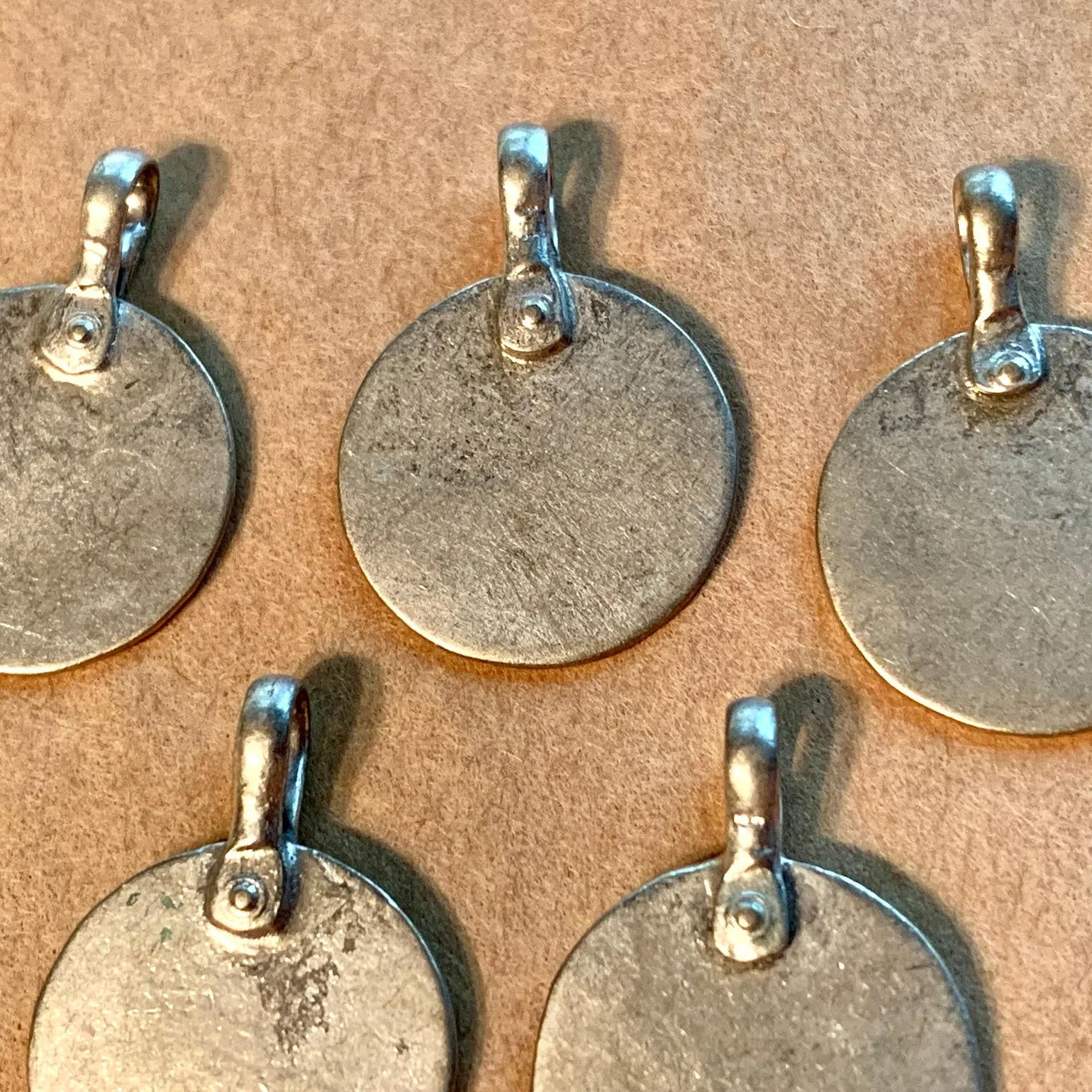 Set of 5 Coin Charms, Afghanistan