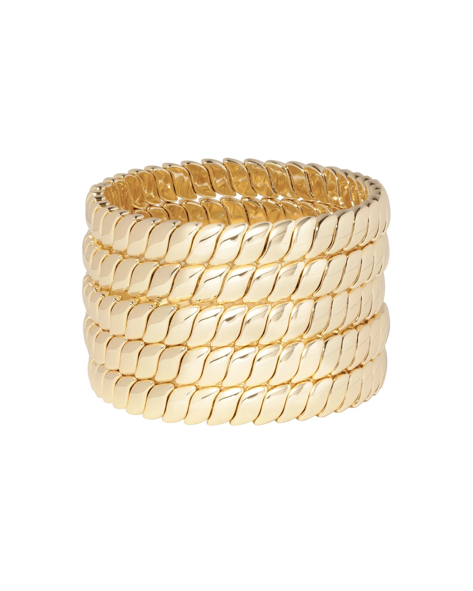 Smooth Moves Bracelet in Gold