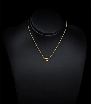 Solo Luna Necklace Gold