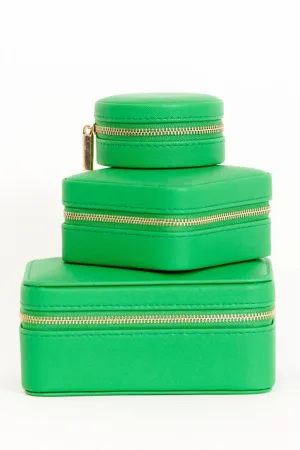 Square Jewellery Case | Green