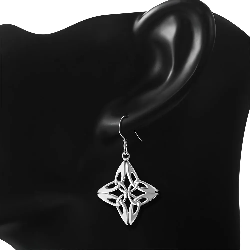 Sterling Silver Celtic Trinity Knot Earrings