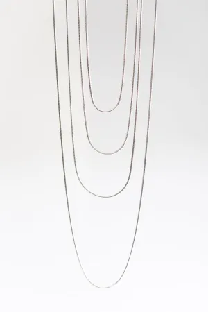 Sterling Silver Necklace Thin Chain