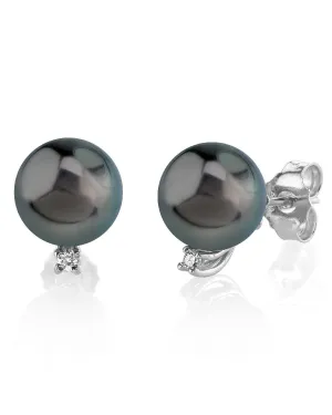 Tahitian South Sea Pearl & Diamond Sasha Earrings