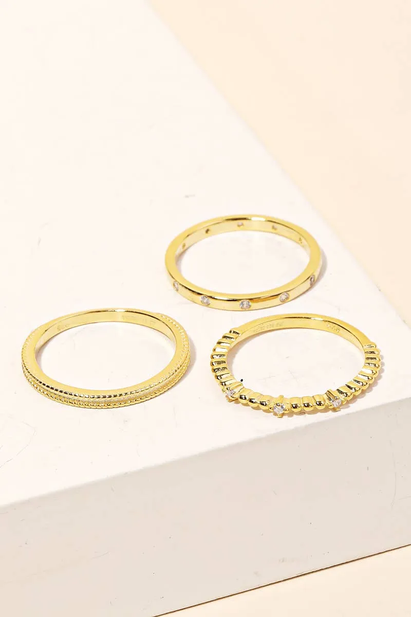 Textured Rings