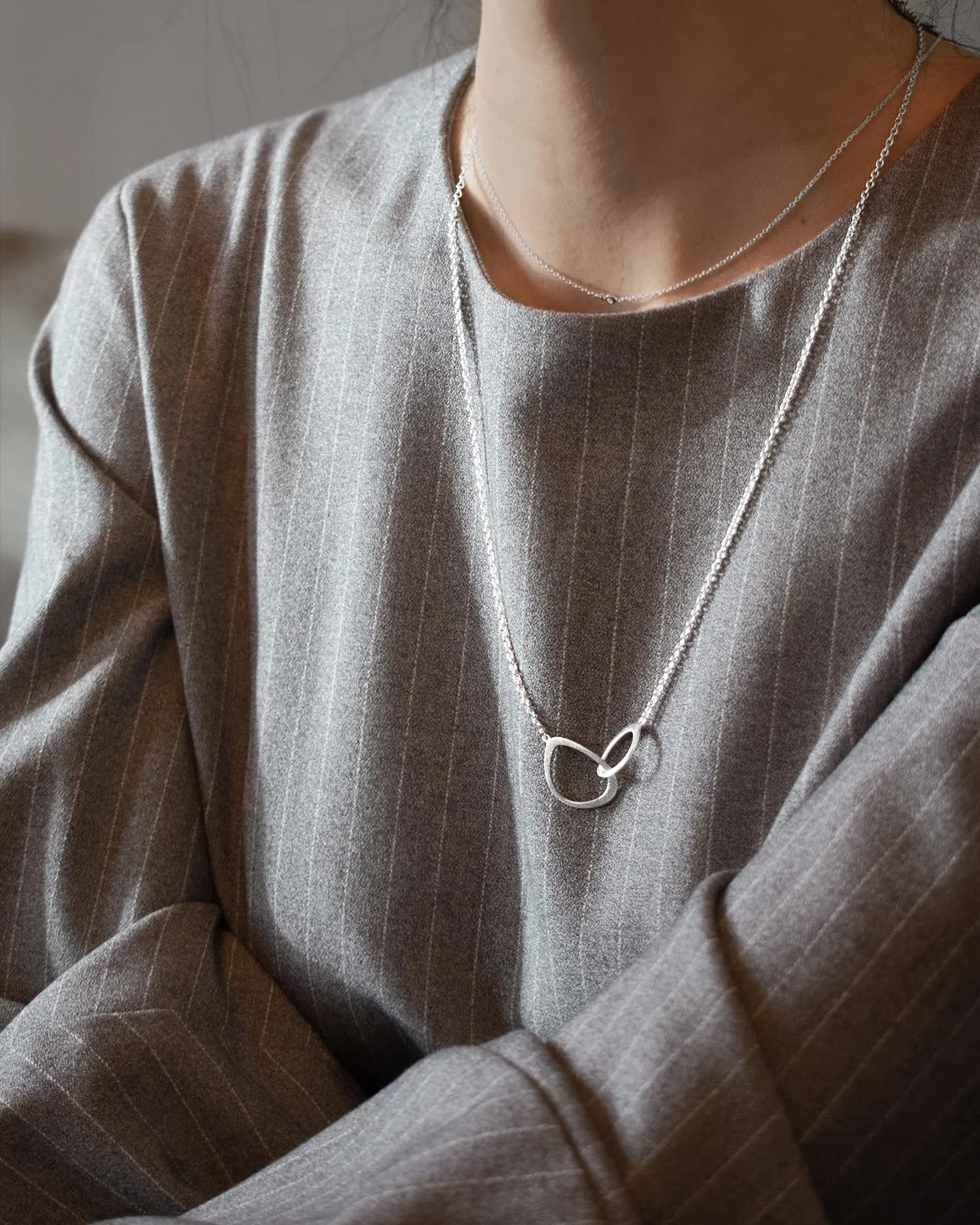 Together grande necklace silver