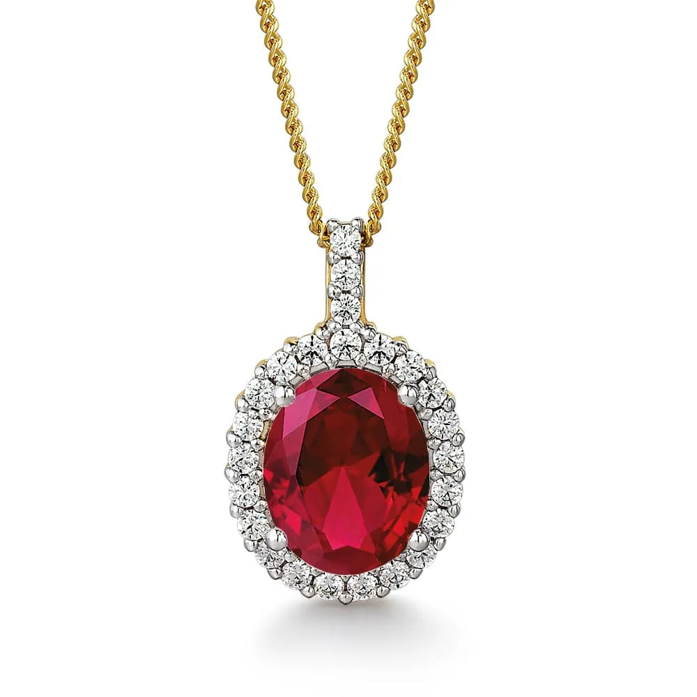 Tru-Ruby Cincature Pendant