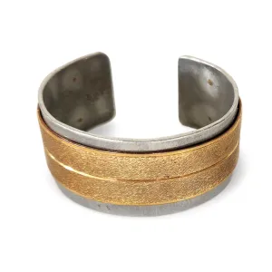 Two Toned Riveted Cuff