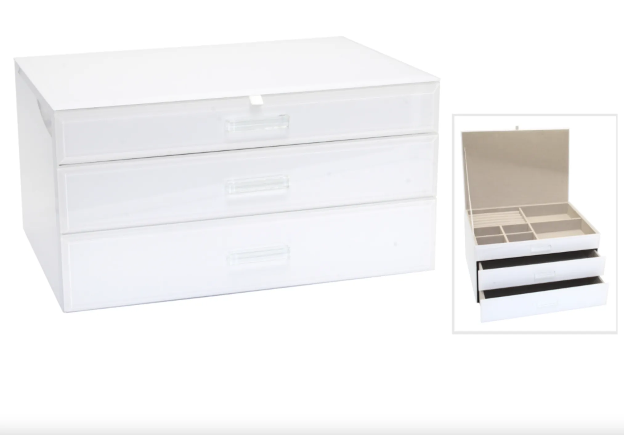 White XL Jewellery Box