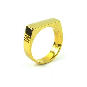 Women's Gold Bar Ring