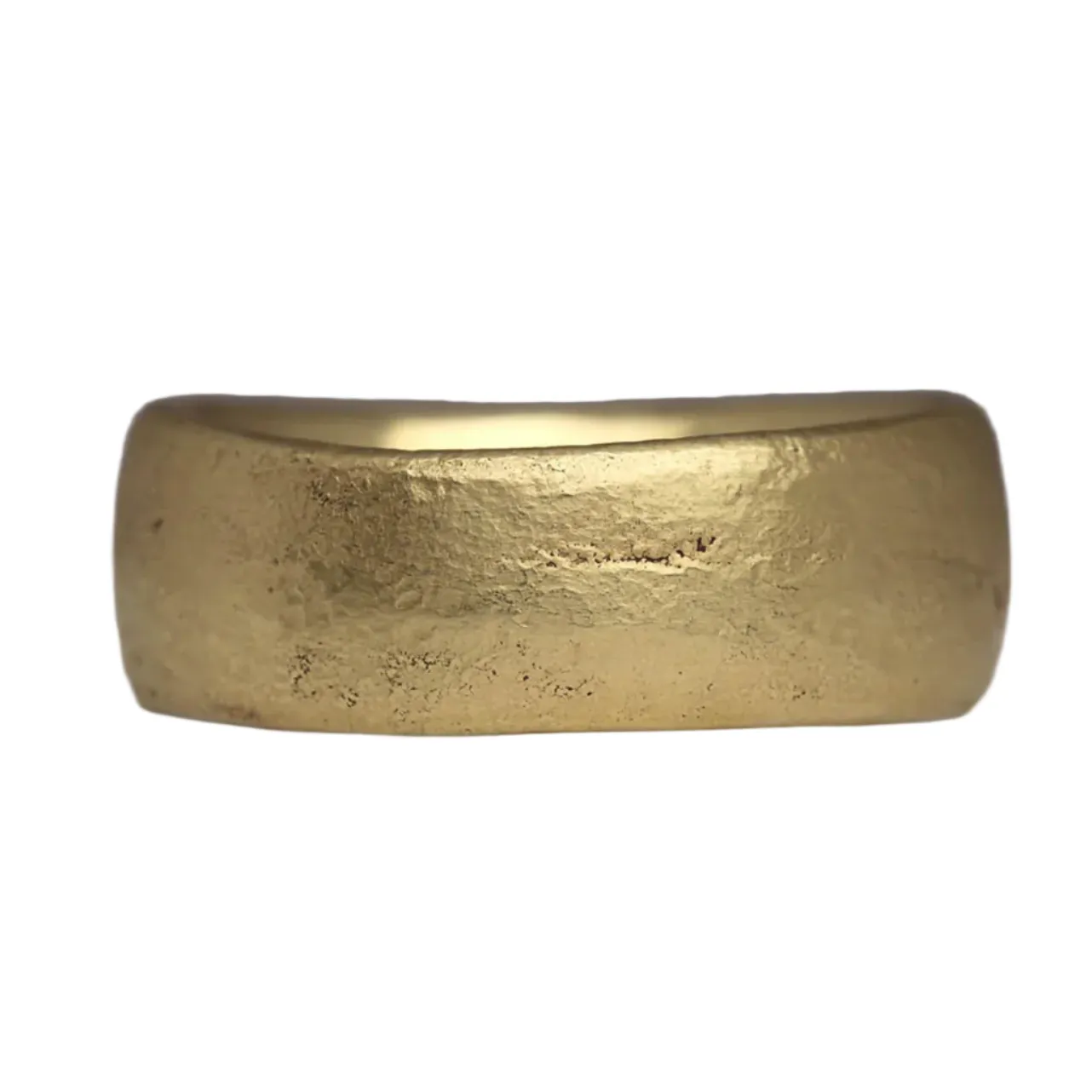 Yellow Gold Sand Cast Ring